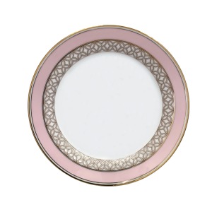 DES FLEURS - PINK 21cm Rim Plate